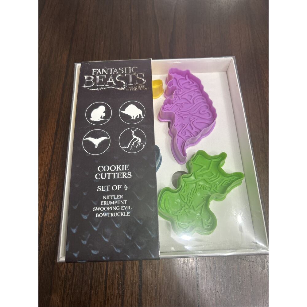 New Fantastic Beasts Where To Find Them Harry Potter Party Cookie Cutters 4 Pc.